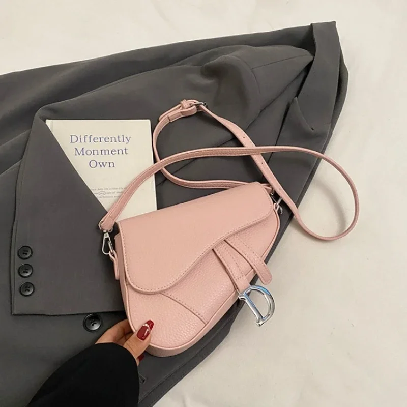 

Classic Fashion Women Crossbody Bag Luxury Leather Handbag High End Shoulder Tote Elegant Vintage