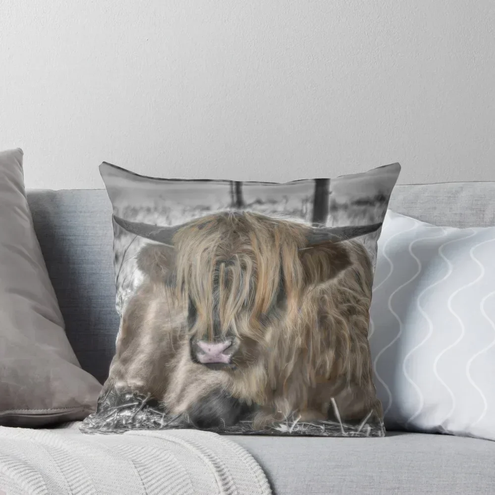 

The Highlander of Benton Heights Throw Pillow pillowcases for sofa cushions Anime Cushions Cover pillow