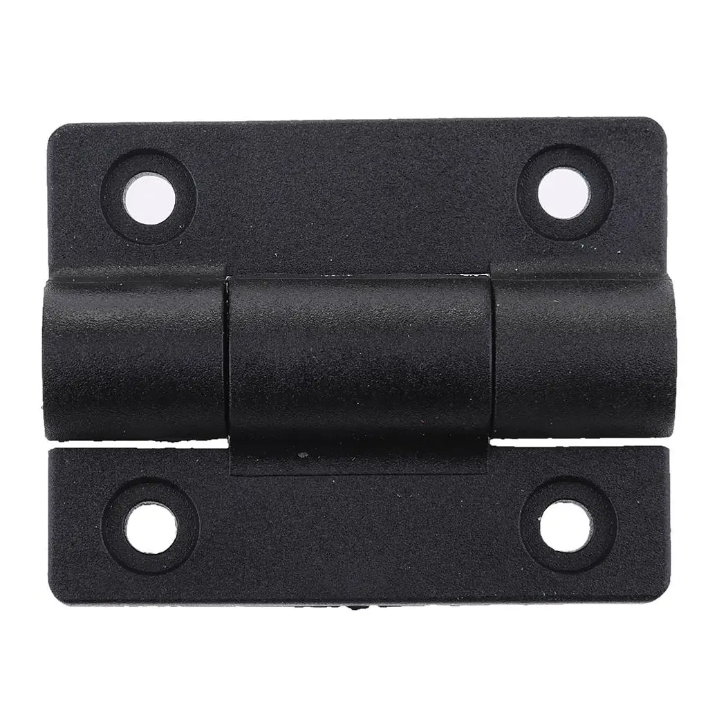 56x43mm Black Plastic Reinforced Window Door Cabinet Butt Bearing Hinge