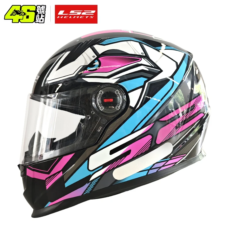 LS2 Full Face Capacete Masculino LS2 FF358 Motocross Racing Man Woman Casco Moto Casque No Pump ECE Approved Quality view 2