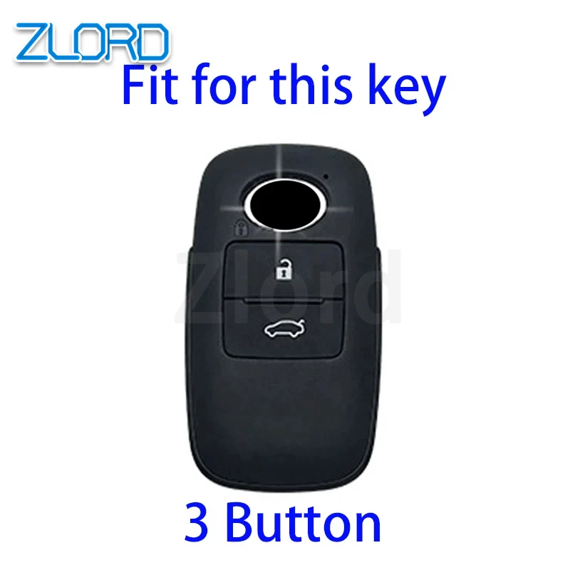 3Button for Toyota Perodua Yaris Ativ Raize Veloz Avanza Rush Daihatsu Malaysia TPU Smart Remote Car Key Case Cover Protector