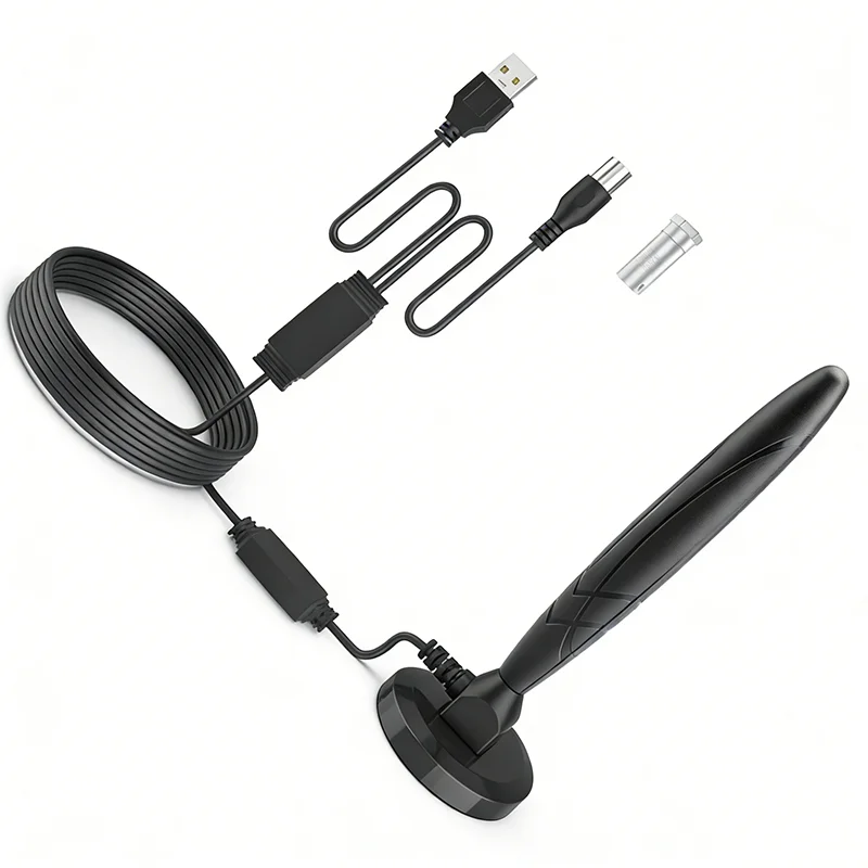 Indoor Digital HD TV Antenna 350 Miles Long Range Signal Booster 4K 1080P Amplifier Free View ATSC/DVB-T/ISDB