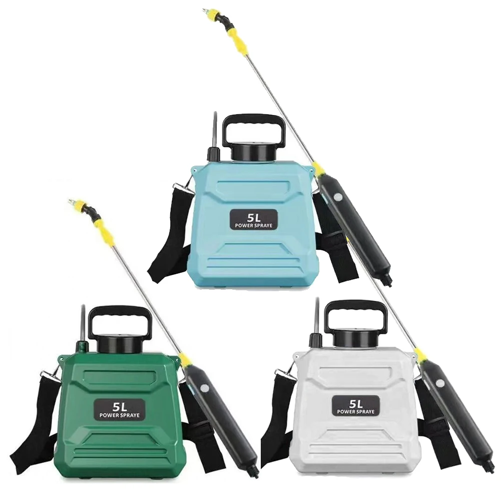 

5L Shoulder Pesticide Sprayer Electric Backpack Sprayer USB Rechargeable Lawn Sprinkler 3 Modes Multi-Function for Lawn Watering