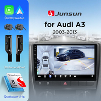 Junsun 360° Panoramic Camera Car Radio For Audi A3 8P S3 RS3 2003-2013 Wireless CarPlay Screen Android Auto Stereo GPS Navi RDS