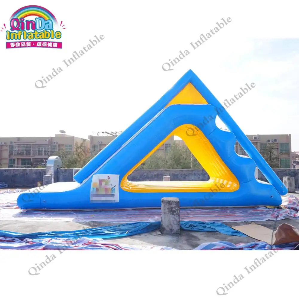 Factory Price 8X3x4m Giant Inflatable Water Slide ,Aqua Park Big Inflatable Water Slide For Sale