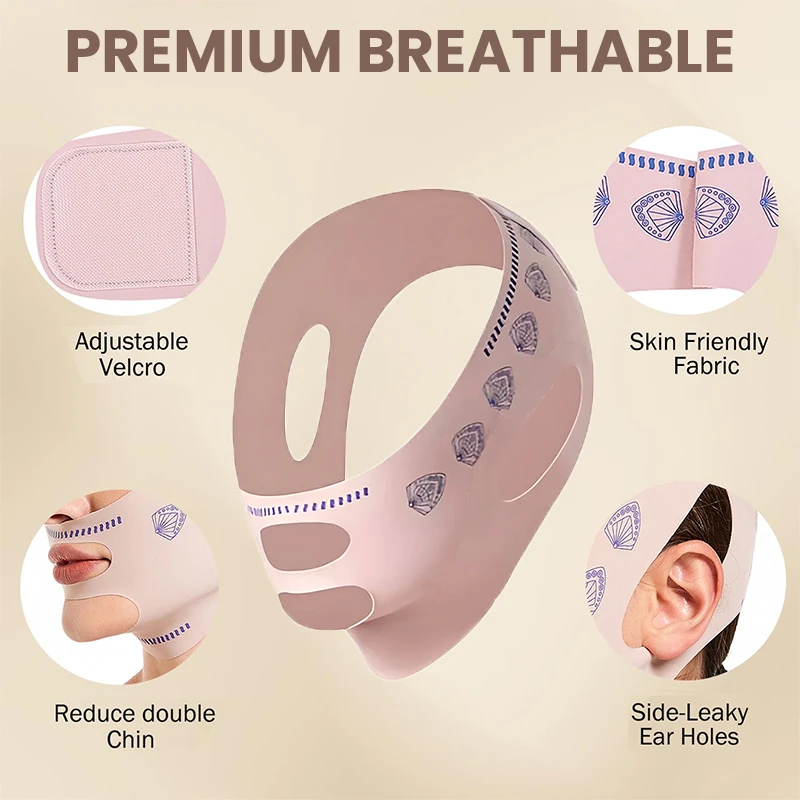 الخد التخسيس ضمادة الخامس المشكل الخامس خط رفع قناع الوجه رفع المضادة للتجاعيد حزام الفرقة قناع النوم الجمال الصحة العناية بالبشرة