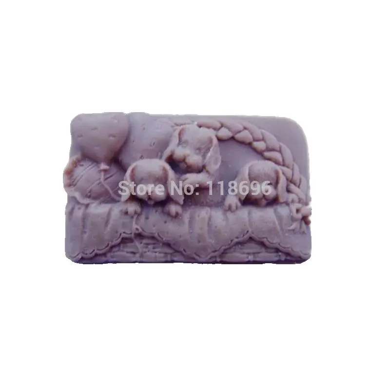 

Soap Mold Cake Decoration Mold Manual Soap Mold Candle Mold Dog Silicon Aroma Stone Moulds Silicone Rubber PRZY Eco-friendly