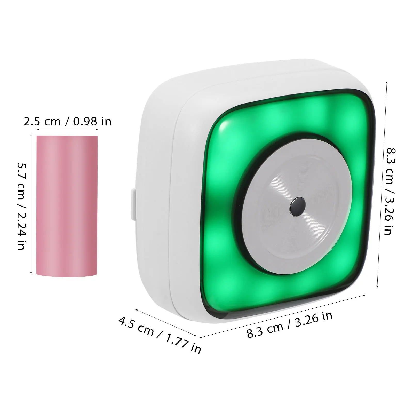 1 Set Mini Thermal Printer Portable Pocket Size Wireless Sticker Printing Machine For Kids Students Small Inkless Label Printer