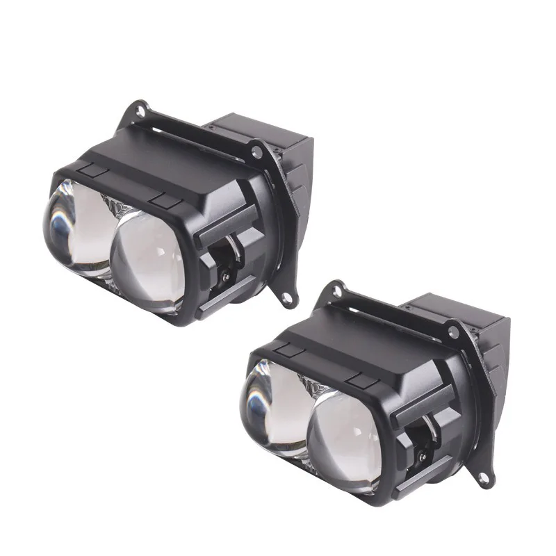 

Двойная матричная би-светодиодная линза проектора 12 В 69 Вт 6000 К Hi Lo BEAM Модернизация автомобильных фар