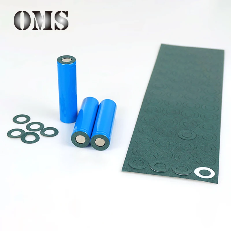 18650 21700 Li-ion Battery Insulation Gasket Pack Cell Barley Adhesive Paper Electrode Insulated Tool