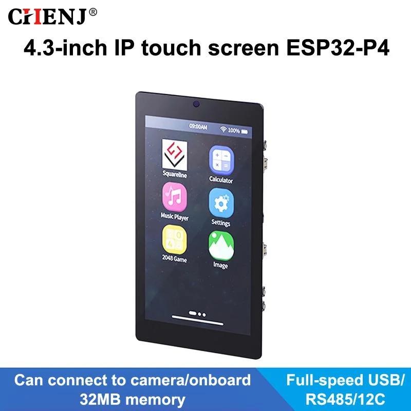 

✉ 1 шт. 4,3-дюймовый HD большой экран 480*800 IPS емкостный сенсорный инструмент для разработки ESP32P4