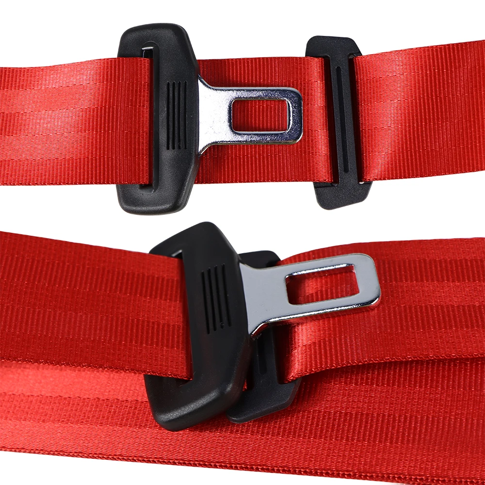 2PCS Universal Car Safety Belt Seat Belt 3 Points Interior Adjustable Lap 250CM Auto Car Safety Belt for Sedan Truck Bus Van