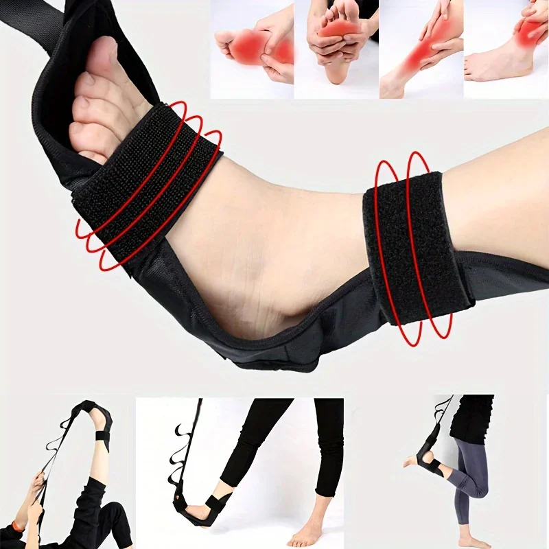 Yoga Ligament Stretching Belt Foot Rehabilitation Strap Plantar Fasciitis Leg Training Foot Ankle Joint Correction Sports Rop