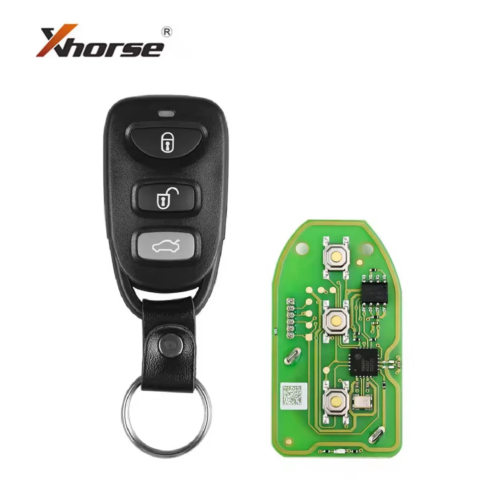 Xhorse XKHY01EN 와이어 범용 원격 키, 현대 3 + 1 버튼, 영어 버전, VVDI 키 도구 작동, 로트 당 5 개