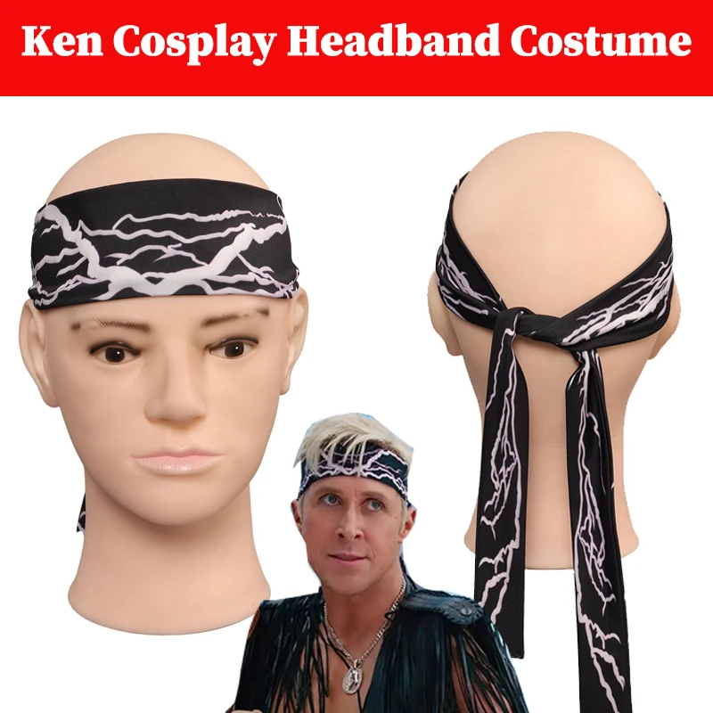 Ken Cosplay Headband, Head Band, Costume Props, Filme Barbei Disfarce, Roleplay Chapelaria, Halloween Carnival Party, Ternos Acessórios