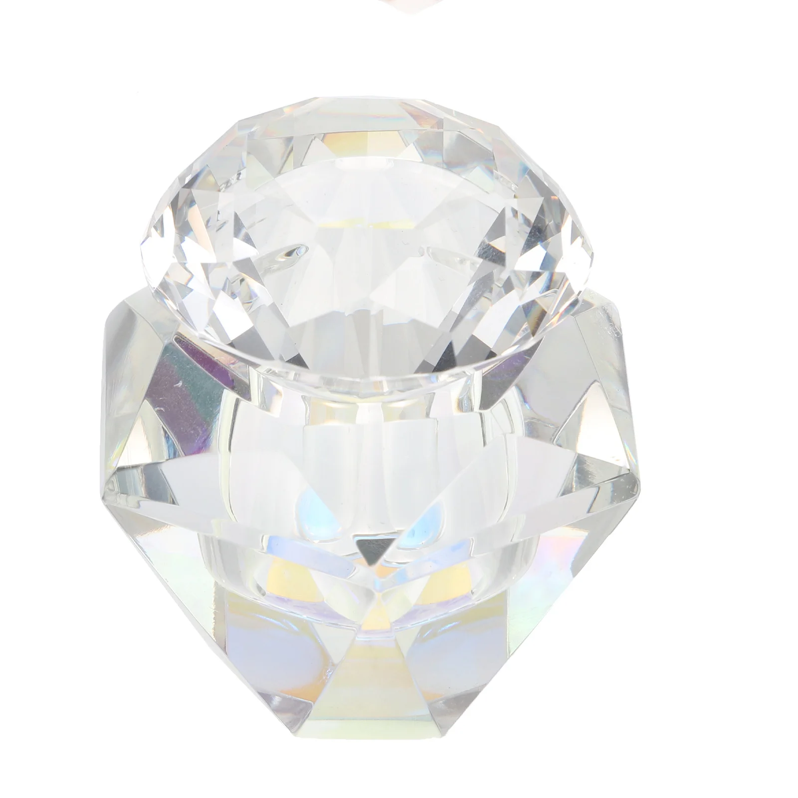 1Pcs Nail art Kristall Unregelmäßige Tasse Acryl Pulver Flüssigkeit Mischen Behälter Langlebig Robust Maniküre Nail art Salon Liefert