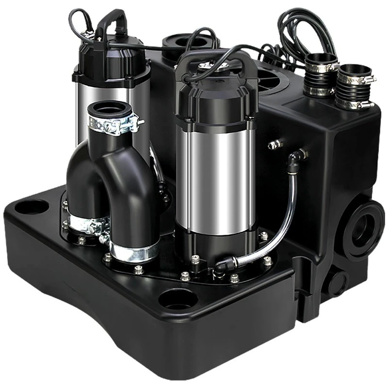 Fully intelligent sewage discharge, villa supermarket basement kitchen and bathroom, anti-blocking sewage discharge equipment