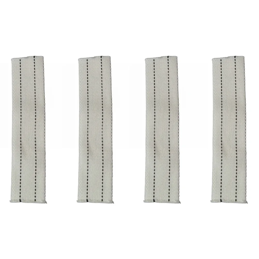 4pcs Wide And Flat Cotton Oil Lamp Wicks For Camping And Stove Lamps Retro Tea Stoves Heating Parts 4 Sizes