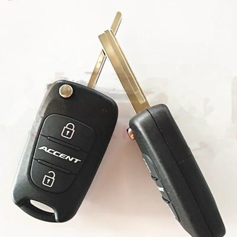 

DAKATU 5 шт., 3 кнопки, сменный складной чехол для ключей, чехол для Hyundai Accent Solaris, чехол для дистанционного ключа, брелок HY20 Blade