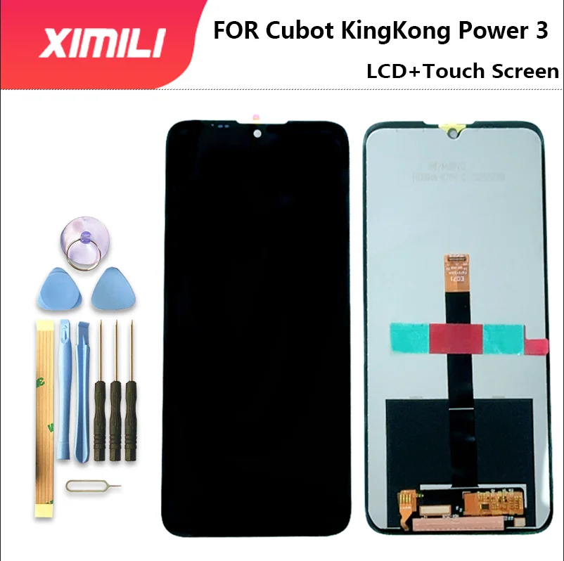 100% Original For Cubot KingKong Power 3 LCD Display with Touch Screen Digitizer Assembly For Cubot King Kong Power3 Display