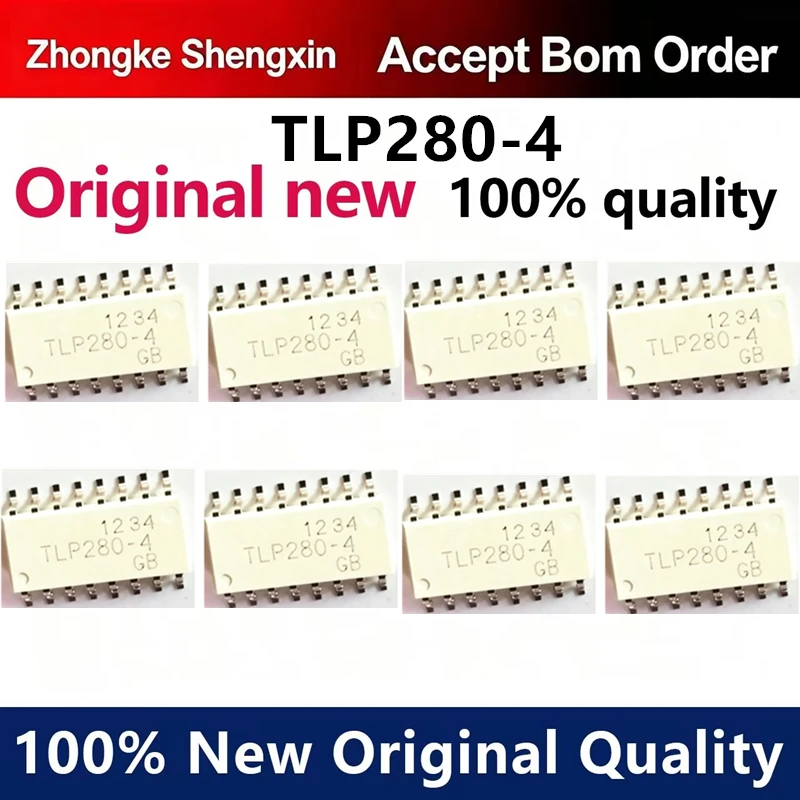 （5pcs-100pcs）TLP280-4 original imported optocoupler TLP280-4GB patch SOP16 four-way optocoupler isolator