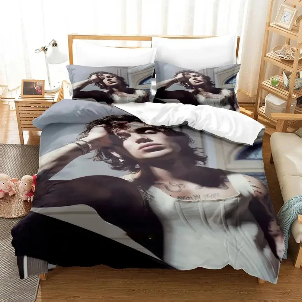 3D Print Vinnie Hacker Bedding Set Duvet Cover Bed Set Quilt Cover Pillowcase Comforter king Queen Size Boys Adult Bedding Set