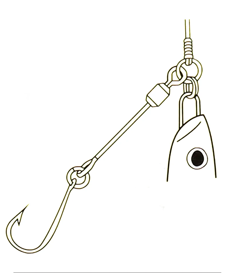 ZYZHE Stahl-Jig-Haken 6 Größen Hochkarbon-Stahl Angelhaken Zubehör für Hochsee-Bootsangeln – Detail 6