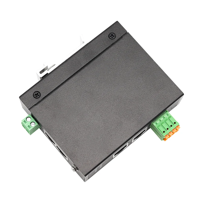 Servidor de dispositivos UOTEK 2 puertos RS232 RS485 RS422 a 100M conmutador Ethernet 300 ~ 921600bps se acepta personalización UT-6802A-SW