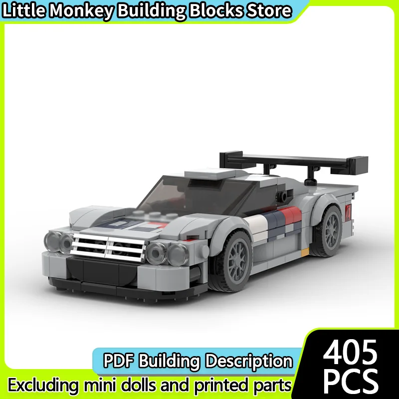 

Speed Racing Car Model MOC Building Bricks CLK GTR #11 Racing Car Modular Technology Children Holiday Gifts Assemble Toys Suit