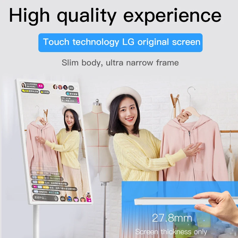 OEM 22 Inch  Incell Touch Screen Rotate USB Wifi Smart Android Tablet For Work Live Streaming Studying Lcd Display