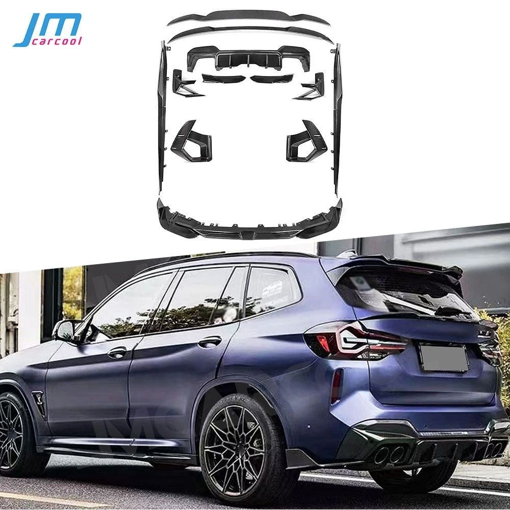 

For BMW X3M F97 2022+ Car Body kits Front Bumper Lip Rear Diffuser Side Skirts Air Vent Cover Trim Rear Spoiler Car Accessories