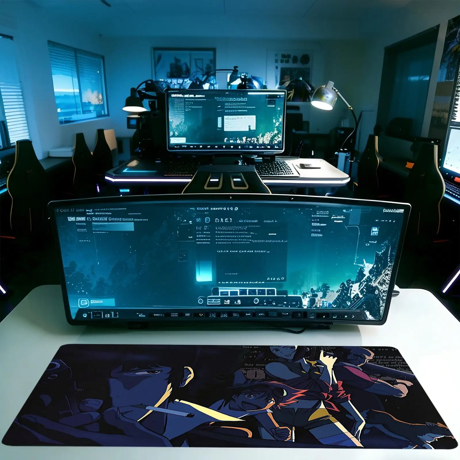 C-Cowboy Bebop New Computer Home Mousepad XXL Desk Mats Natural Rubber Office Anti Slip Gaming Accessories pad