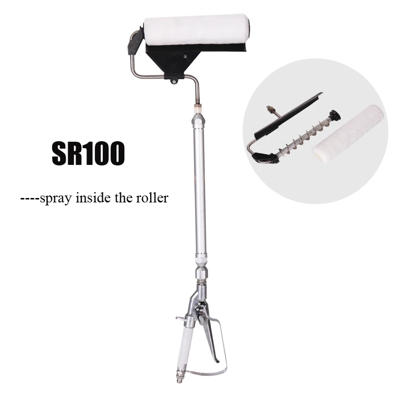 

Airless Paint Roller Inline Spray Gun With 30cm Spray Extension Suitable For Finish Coats Airless Accessories Paint Tools