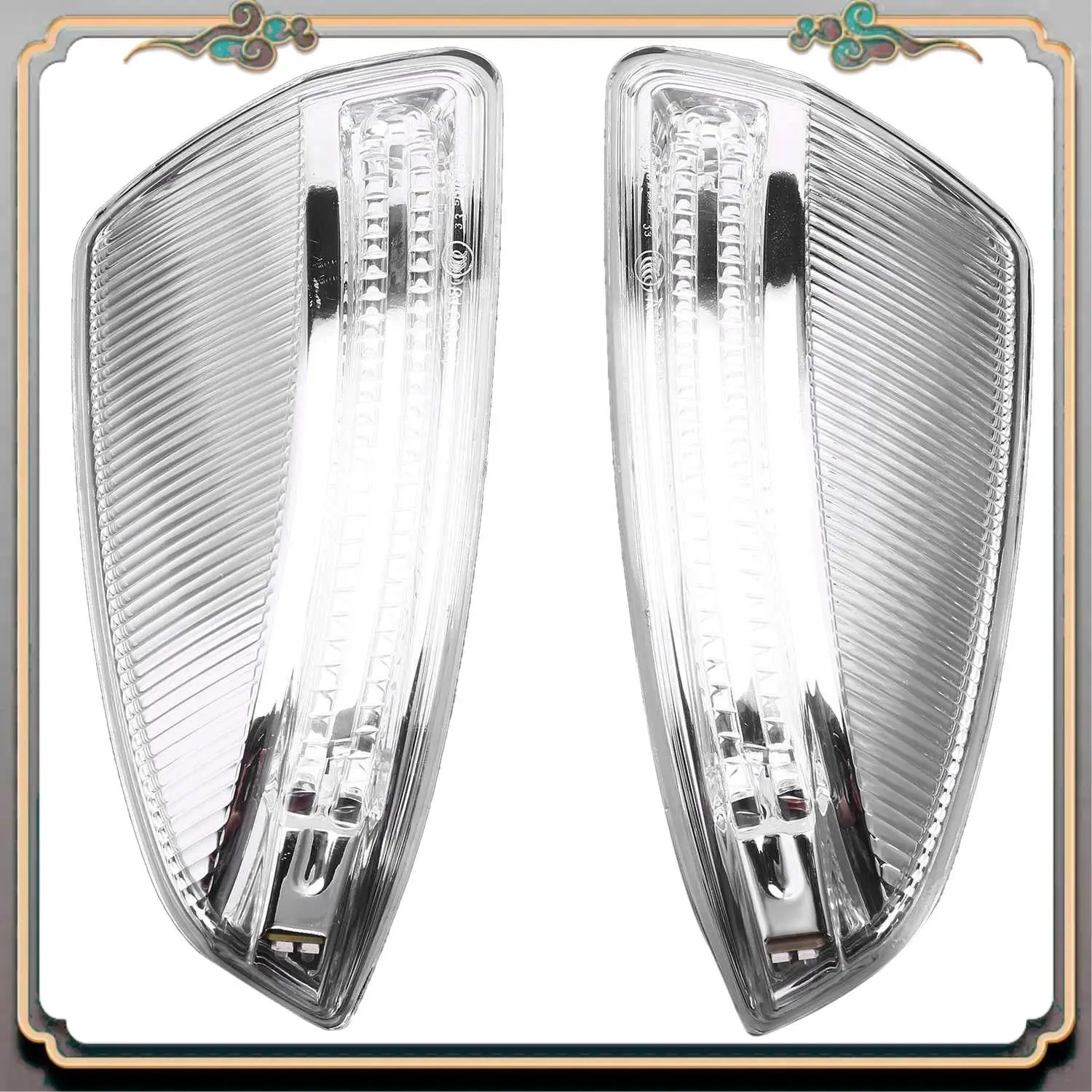 

Reliable-Left / Right W204 Door Rear View Mirror Side Mirror Turn Signal Lights Lamps For Mercedes For Benz Ml Class C-Class W20