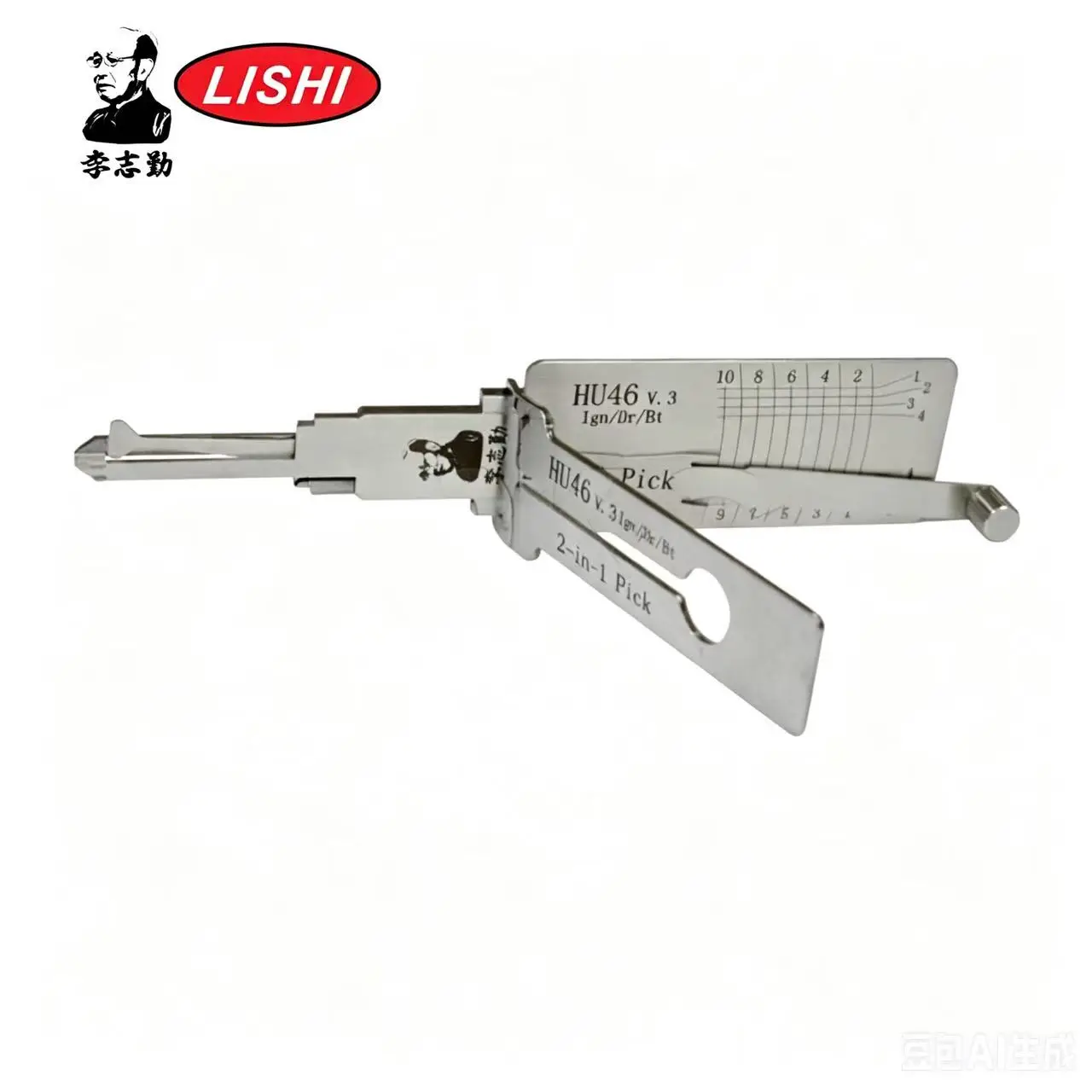 Lishi HU46 3-in-1 Pick & Decoder for Opel Lishi Tool