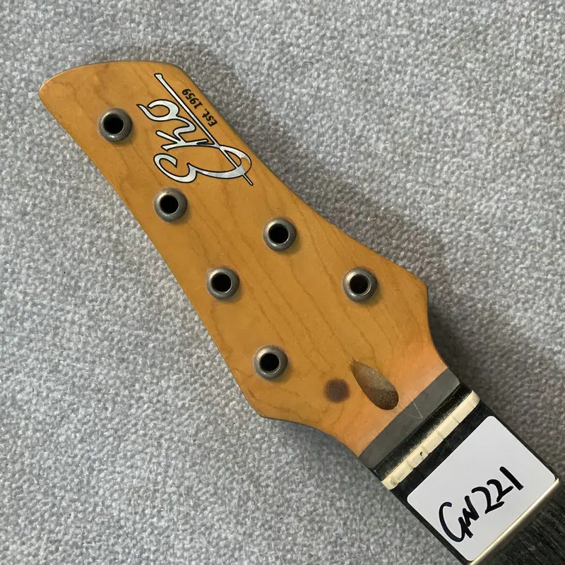 Original Eko Brand Vintage Style Electric Guitar Neck 21 Frets 648 Scales Length  Maple With Rosewood for DIY Part  GN221