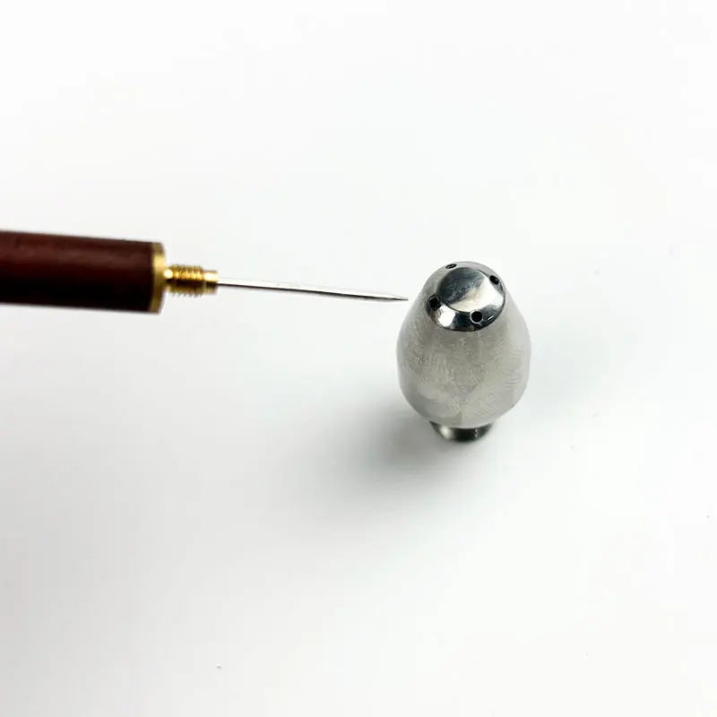 Semi automatic coffee machine milk steam nozzle unclogging needle 0.8mm fine needle cleaning milk scale artifact steel needle