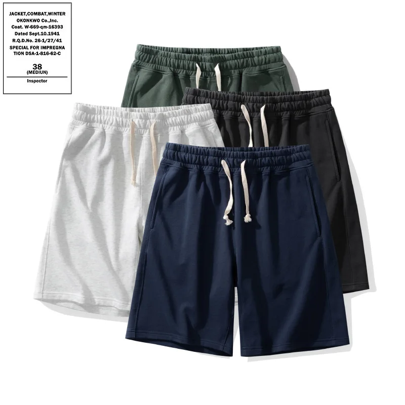 

Basic Loose Five-Point Casual Sport Pants Pure Color Cotton Summer Faion Urban Sle Mid-High Waist Loose Fit orts