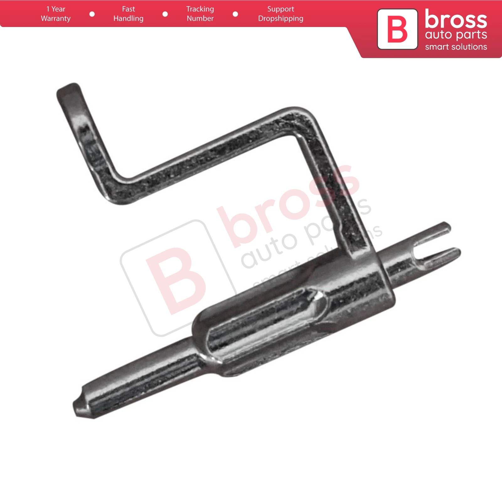 Bross BDP561 Inner Door Handle Repair Metal Pin 136040 ; 13297179 Front Rear Right Left for Corsa C Barina Vita Corsa D