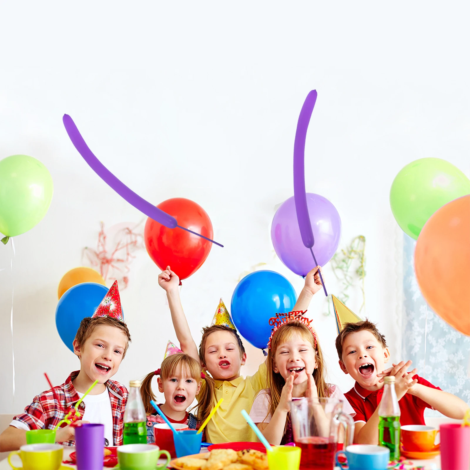 

Creative Balloon Modelling Toy Decorative Balloons for Party Latex Twisting Ornaments Kit Drop