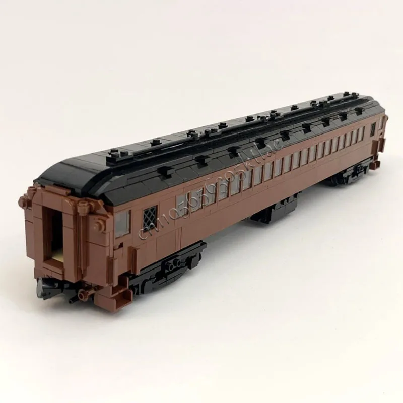 ชุดตัวต่อรถโดยสารสีน้ำตาล MOC 945 ชิ้น ชุดตัวต่อรถไฟสุดหรู ของเล่นตัวต่อสำหรับเด็ก ของขวัญวันเกิดและเทศกาล