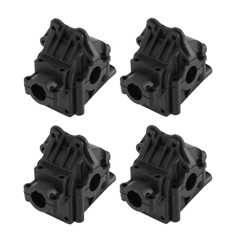 4 قطعة صندوق التروس قذيفة التفاضلية الإسكان علبة التروس ل Wltoys 144001 144002 144010 124007 124016 124017 124019 قطع الغيار