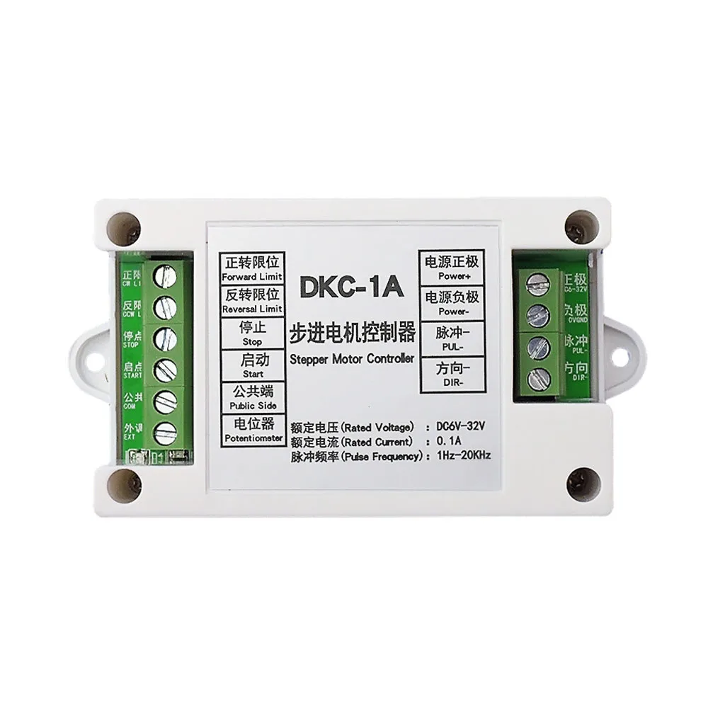 Single-axis Stepper Motor Controller Speed Regulator Forward and Reverse Multi-mode Servo Pulse Generator with 10K Potentiometer