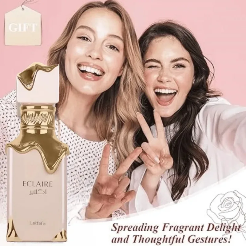 بخاخ لاتافا إكلاير أو دو برفوم للنساء 100 مل عطور عربية أصلية تدوم طويلاً عطر فواكه فواكه ذواقة