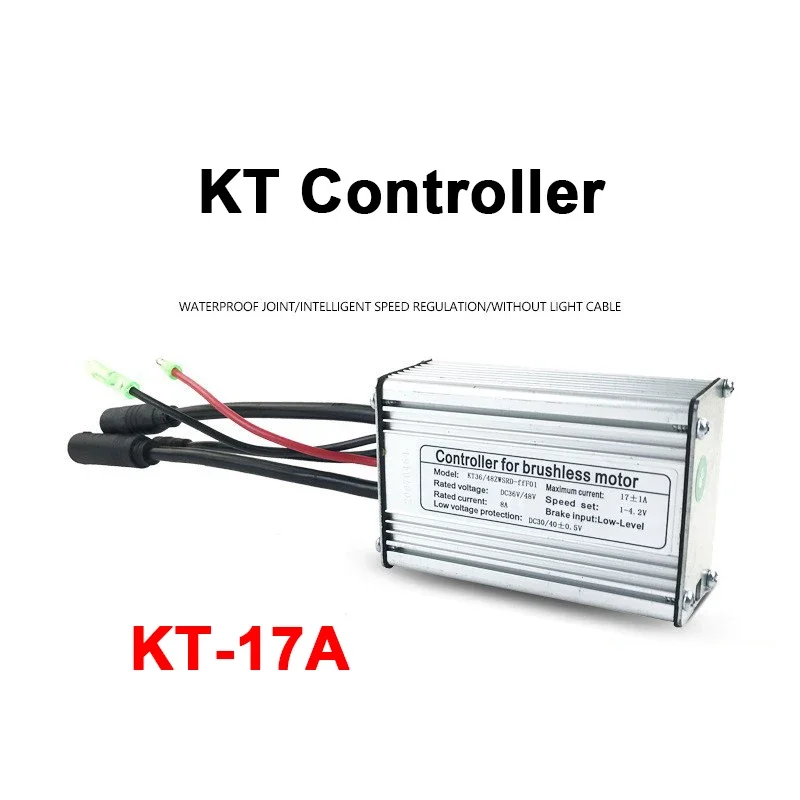 

Оригинальный контроллер KT 36 В/48 В, 6-трубный контроллер прямоугольной волны KT-17A, штекер WP, 9-контактный водонепроницаемый разъем двигателя, аксессуар для ремонта электронного велосипеда