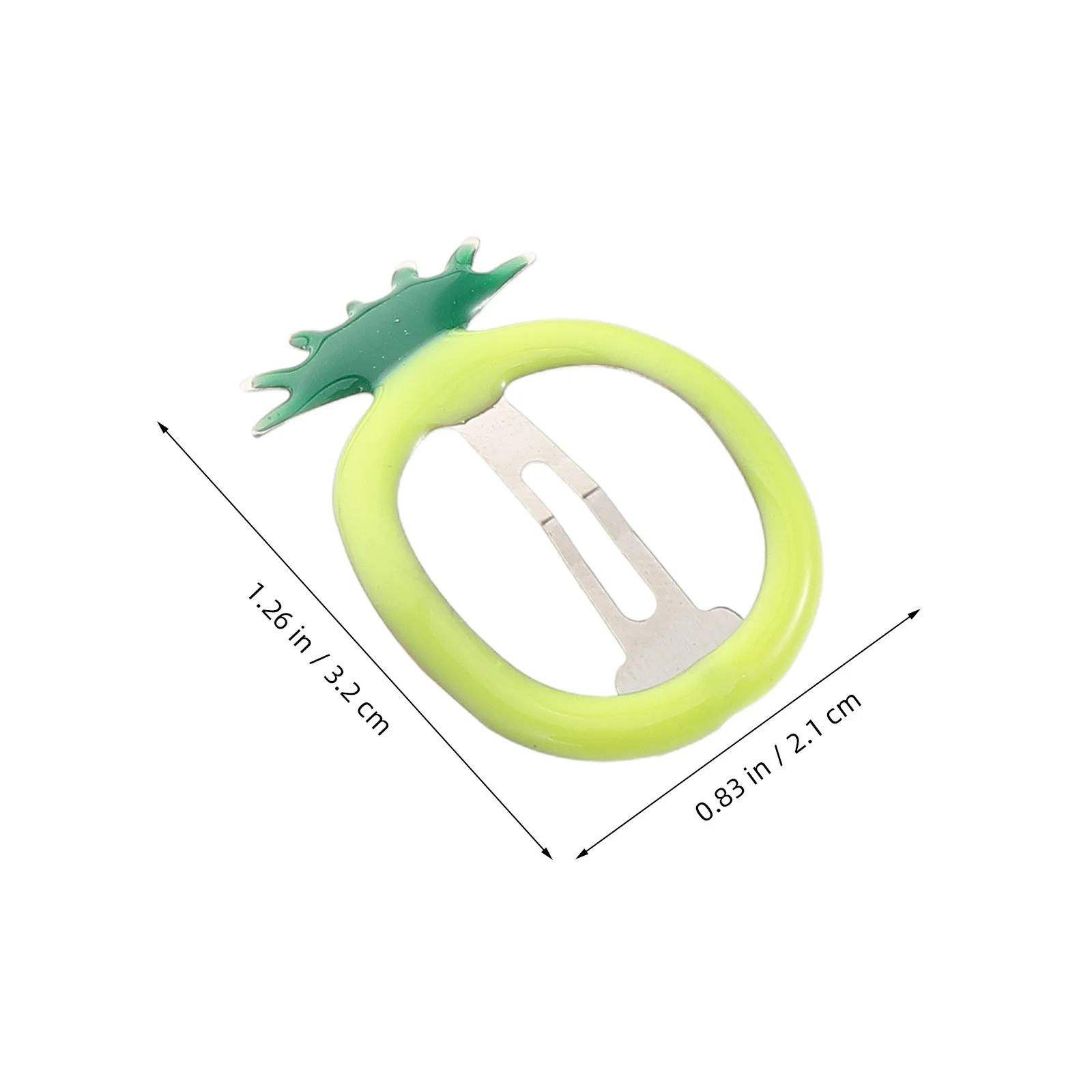 6 uds Clips de Metal para niñas pequeñas diseño de frutas accesorios para el cabello para niños pasadores lindos horquillas de moda alfileres de estilismo de frutas de dibujos animados