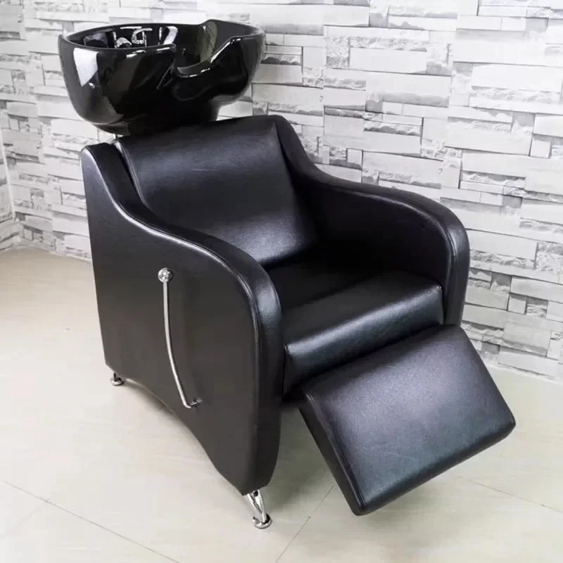 

Minimalism Sink Hairdressing Chair Shampoo Sink Beauty Head Spa Equipment Chair Cosmetic Adult Stylist Silla Para Spa Furniture