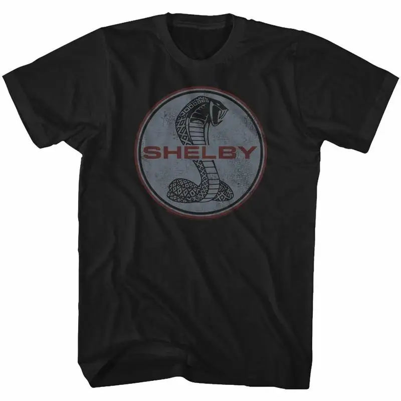 Shelby Tall T Shirt Vintage Snake Logo Black