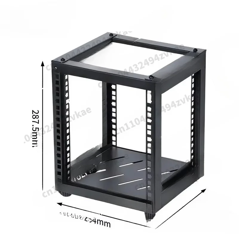 Cabinet for Network Switch Network DeviceOpen 10 inch Desktop Cabinet Natural Unprocessed NAS Router Storage