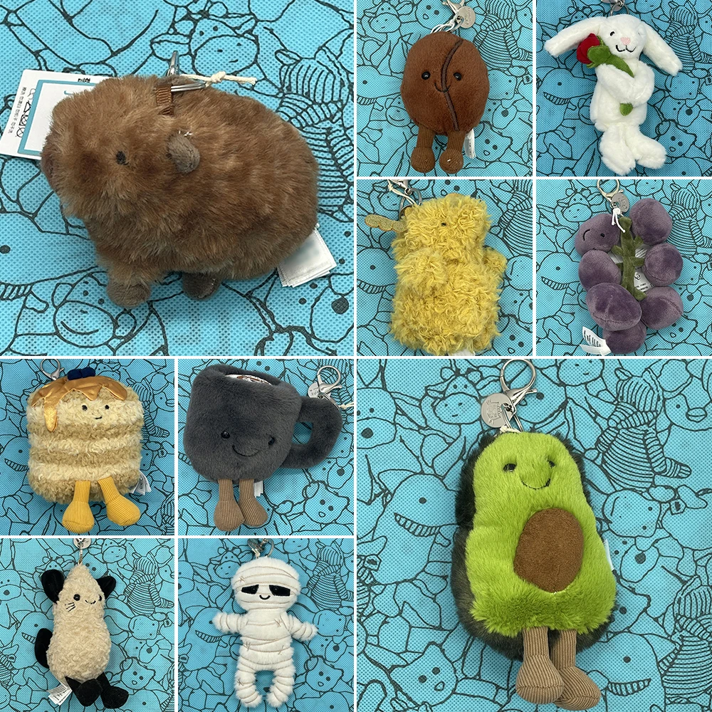 Sonnenblumen-Plüsch-Schlüsselanhänger, Schildkröten-Design, weiches Spielzeug, Croissant-Erdnuss-Rucksackanhänger, lustiges Geschenk für alle Altersgruppen